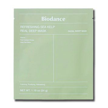 Гідрогелева маска з морськими водоростями Biodance Refreshing Sea Kelp Real Deep Mask 0533 фото
