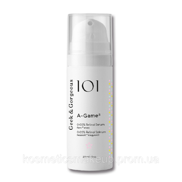 Сироватка з ретиналем Geek & Gorgeous A-Game 5 30 ml 201 фото
