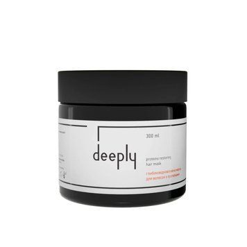 Глибоковідновлююча маска для волосся з протеїнами deeply protein restoring hair mask 300 ml 0814 фото