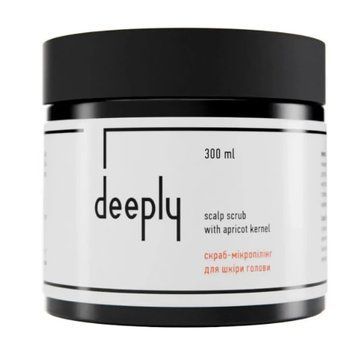 Скраб для шкіри голови deeply scalp scrub with apricot kernel 300 мл 0645 фото