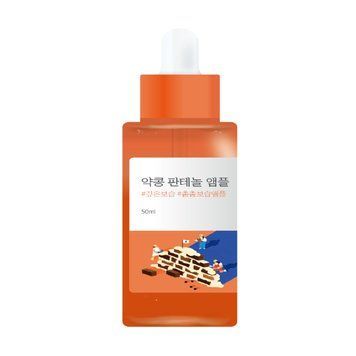 Концентрована сироватка з екстрактом соєвих бобів та пантенолом ROUND LAB Soybean Panthenol Ampoule 50 ml 0771 фото