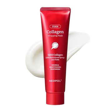 Маска-плівка з колагеном для сяяння шкіри MEDIPEEL Collagen Glow Wrapping Mask 100 мл 0652 фото