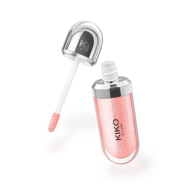 Блиск для губ Kiko Milano 3d hydra lipgloss 04 Pearly Peach Rose 0719 фото