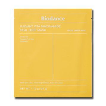 Гідрогелева маска Biodance Radiant Vita Niacinamide Real Deep Mask 34 g 0558 фото
