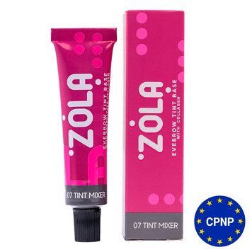 Фарба для брів База ZOLA Eyebrow Tint Base With Collagen 07 Tint Mixer 15 мл 0849 фото