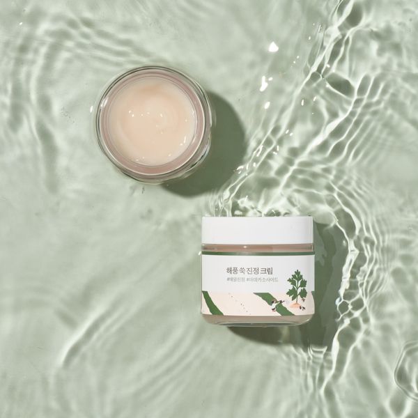 Заспокійливий крем з морським полином ROUND LAB Mugwort Calming Cream 80 ml 0976 фото