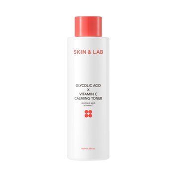 Заспокійливий тонер з гліколевою кислотою та вітаміном C SKIN&LAB Glycolic Acid &times; Vitamin C Calming Toner 0699 фото