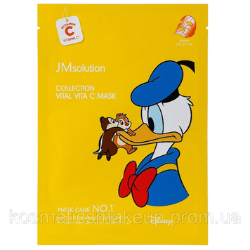 Тканинна маска з вітаміном JMsolution С Disney Collection Vital Vita C Mask 30 ml 562 фото