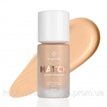 Тональний крем MATCH Foundation Bogenia BG609 003 Beige 418 фото