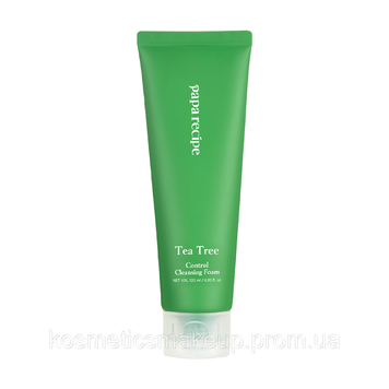 Пінка для умивання з екстрактом чайного дерева Papa Recipe Tea Tree Control Cleansing Foam 120 ml 125 фото