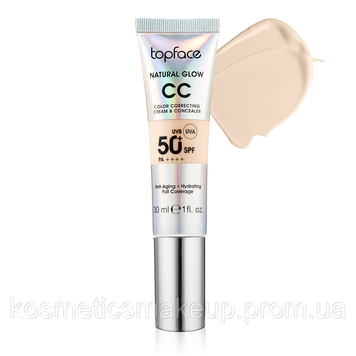 Тональний крем TopFace "Natural Glow CC Cream&Concealer" 30 мл 001 568 фото