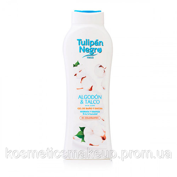Гель для душу TULIPAN NEGRO YUMMY CREAM Бавовна та тальк 616 фото