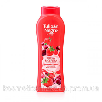 Гель для душу TULIPAN NEGRO YUMMY CREAM Полуниця та вишня 619 фото