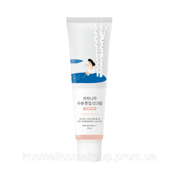 Тонувальний сонцезахисний крем з березовим соком ROUND LAB Birch Juice Moisturizing Tone Up Sunscreen 50 ml 426 фото