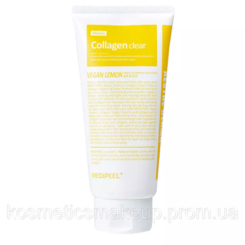 Освітлювальний гель-пінка для обличчя з колагеном Medi Peel Vegan Vitamin Collagen C 120 мл 343 фото