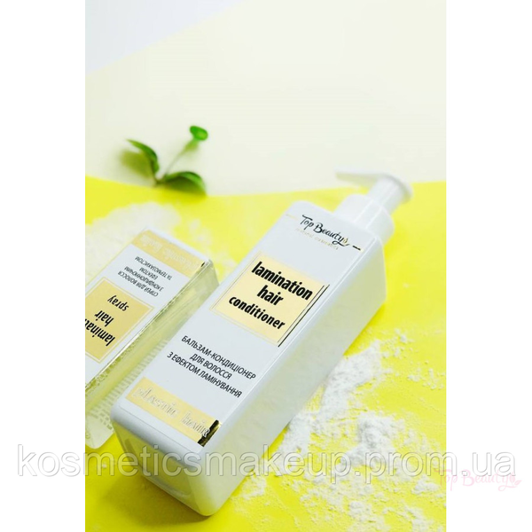Бальзам-кондиціонер для волосся з ефектом ламінування "plastic hair" Top Beauty 250 мл 304 фото