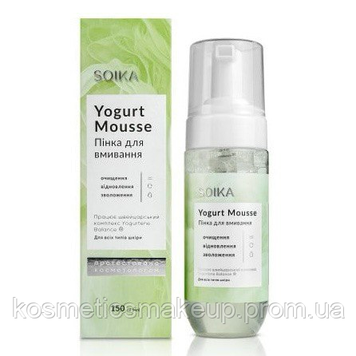 Пінка для вмивання з пробіотичним комплексом Soika Yogurtene Balance 150 мл 346 фото