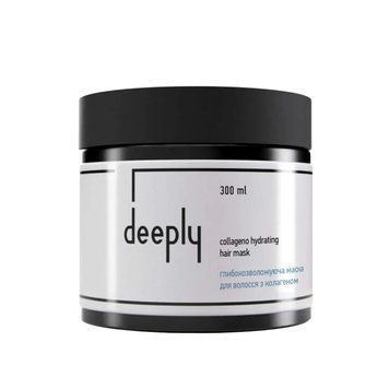 Маска для інтенсивного зволоження з колагеном deeply collageno hydrating hair mask 300 ml 0945 фото