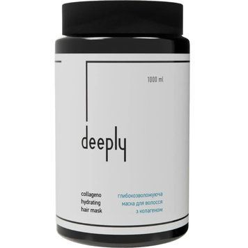 Маска для інтенсивного зволоження з колагеном deeply collageno hydrating hair mask 1000 ml 0945 фото