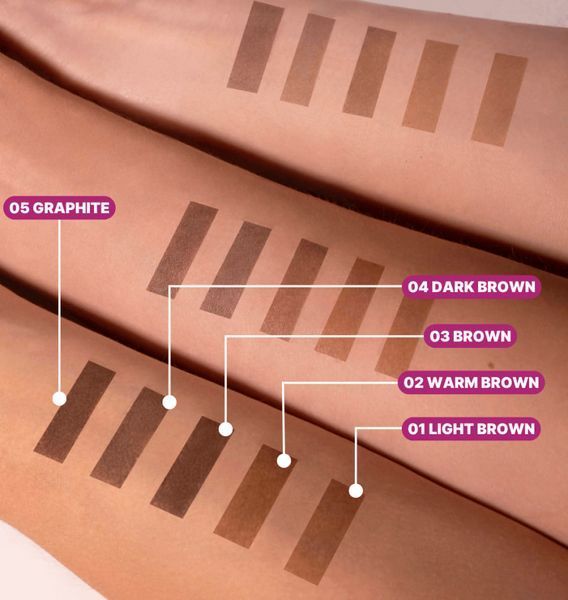 Фарба для брів з колагеном ZOLA Eyebrow Tint With Collagen 04 Dark Brown 15 мл 0846 фото