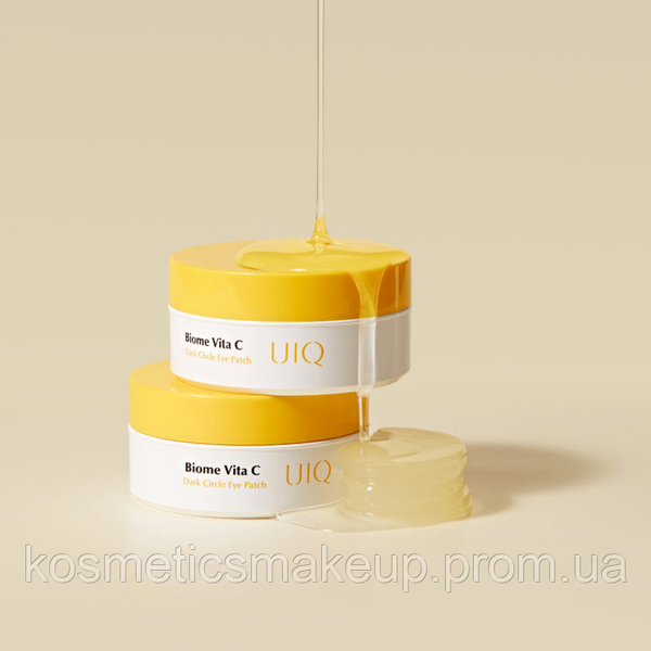Патчі для освітлення темних кіл під очима UIQ Biome Vita C Dark Circle Eye Patch 60 pcs 235 фото