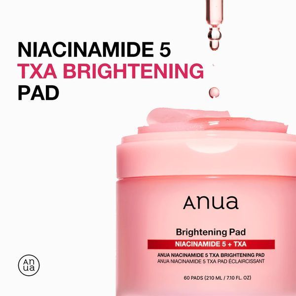 Освітлюючі педи з ніацинамідом 5% та транексамовою кислотою ANUA Niacinamide 5 TXA Brightening Pad 210ml 0747 фото
