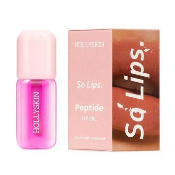 Зволожувальна олія для губ HOLLYSKIN So Lips. Peptide Lip Oil 004 Frozen Lemonade 0753 фото