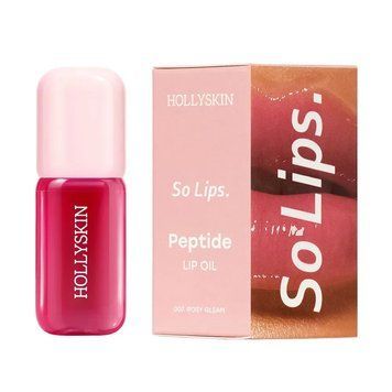 Зволожувальна олія для губ HOLLYSKIN So Lips. Peptide Lip Oil 007 Rosy Gleam 0754 фото