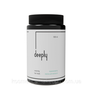 Відновлююча маска для волосся deeply restoring hair mask 1000 мл 635 фото